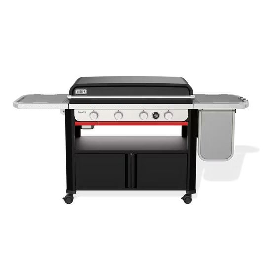 Weber Slate 36" Griddle with Flip-Up Side Table