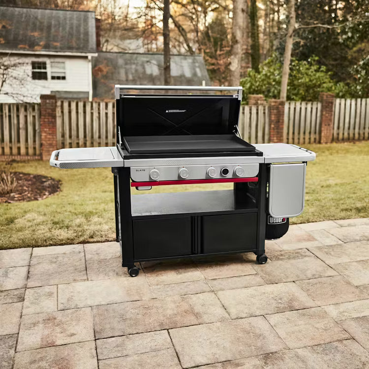Weber Slate 36" Griddle with Flip-Up Side Table