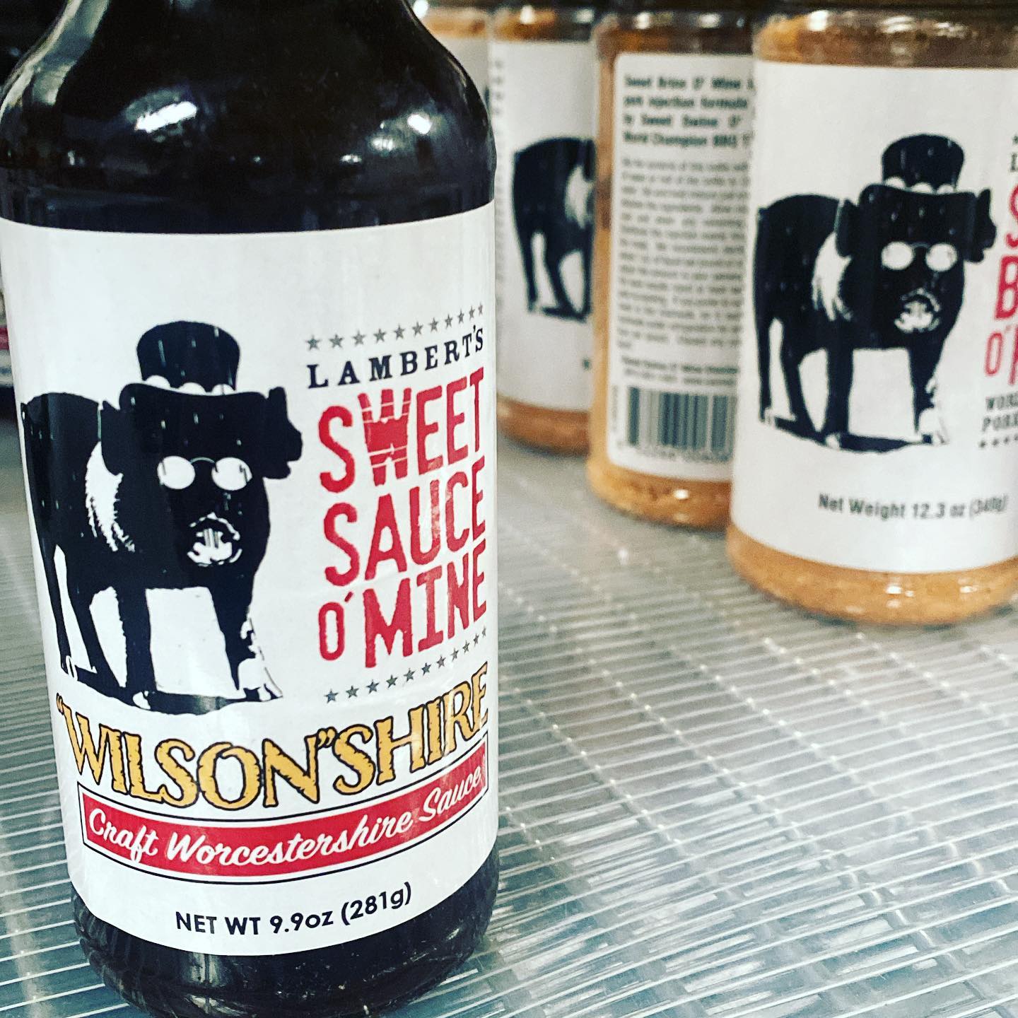 Wilson's Sweet Sauce o' Mine, a craft Worcestershire sauce perfect for enhancing BBQ and grilling flavors.