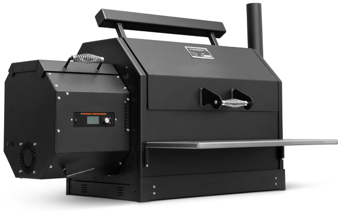 Yoder Smokers YS640 Built In Pellet Grill featuring custom vented design for outdoor kitchens and seamless mounting options.