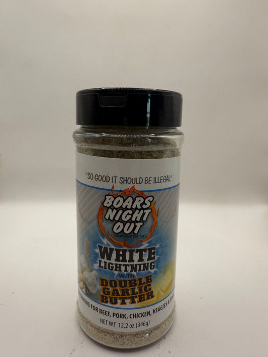 Boars Night Out White Lightning Double Garlic Butter