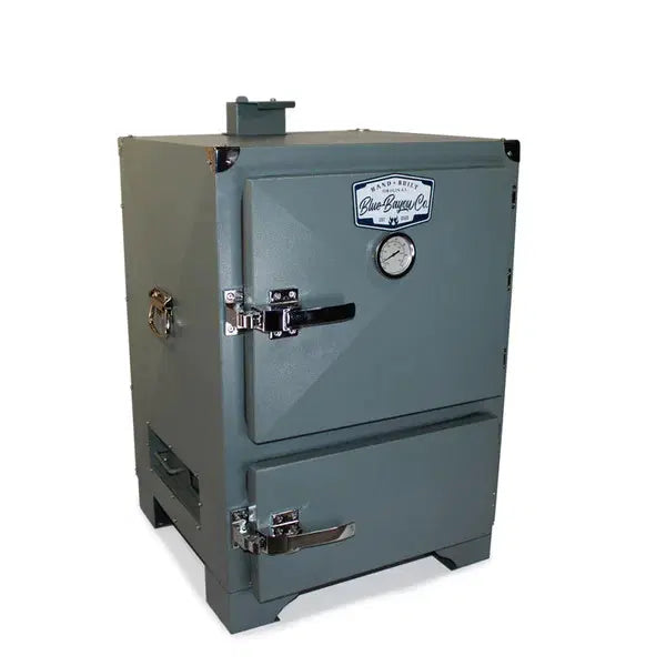 Blue Bayou Smokers Lil Bayou (Same as Backwoods chubby 3400) professional-grade competition smoker for outdoor BBQ.