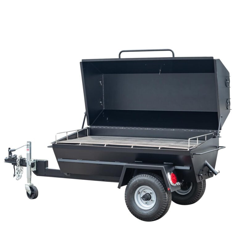 Meadow Creek PR-60T W/ Charcoal Pull Out, Charcoal Grilling Pan, Vinyl Cover, And 2nd Tier Grate.