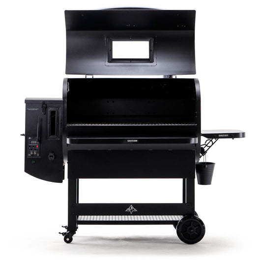 Green Mountain Grill Peak Prime 2.0 with hybrid chamber and temperature control for optimal BBQ performance
