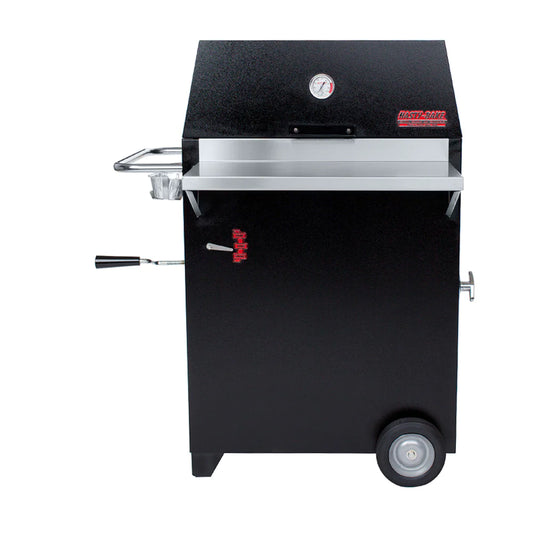 Hasty Bake Suburban 414 grill known for smoky flavor and versatility, perfect for outdoor cooking and BBQ enthusiasts.