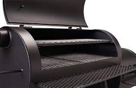 Yoder loaded Wichita offset smoker featuring spacious cooking grates for perfect grilling and smoking.