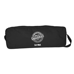 GrillGrate 2 Pocket Vinyl Bag with Strap for grills smokers and cookers, perfect for outdoor cooking and BBQ accessories.