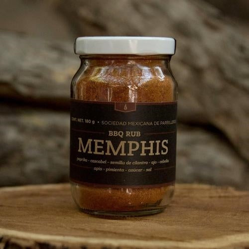 SMP rub in a glass jar, perfect for enhancing flavors in BBQ rubs and grilling with smokers and cookers.