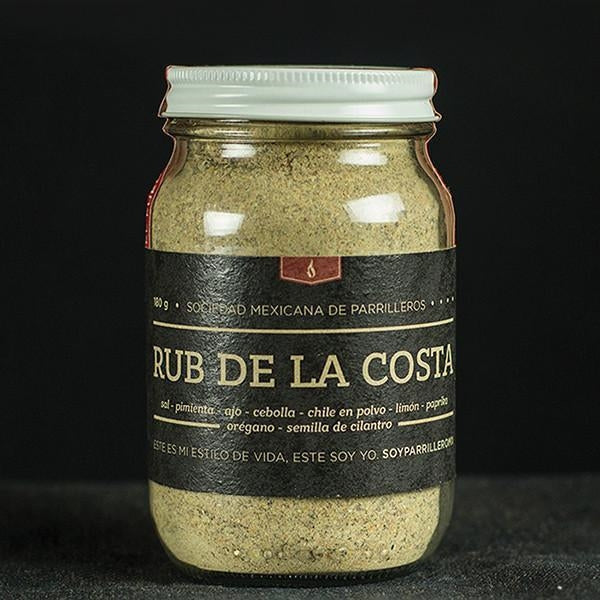 SMP rub in a glass jar showcasing spices for grilling, ideal for BBQ rubs, marinades, and enhancing flavors.