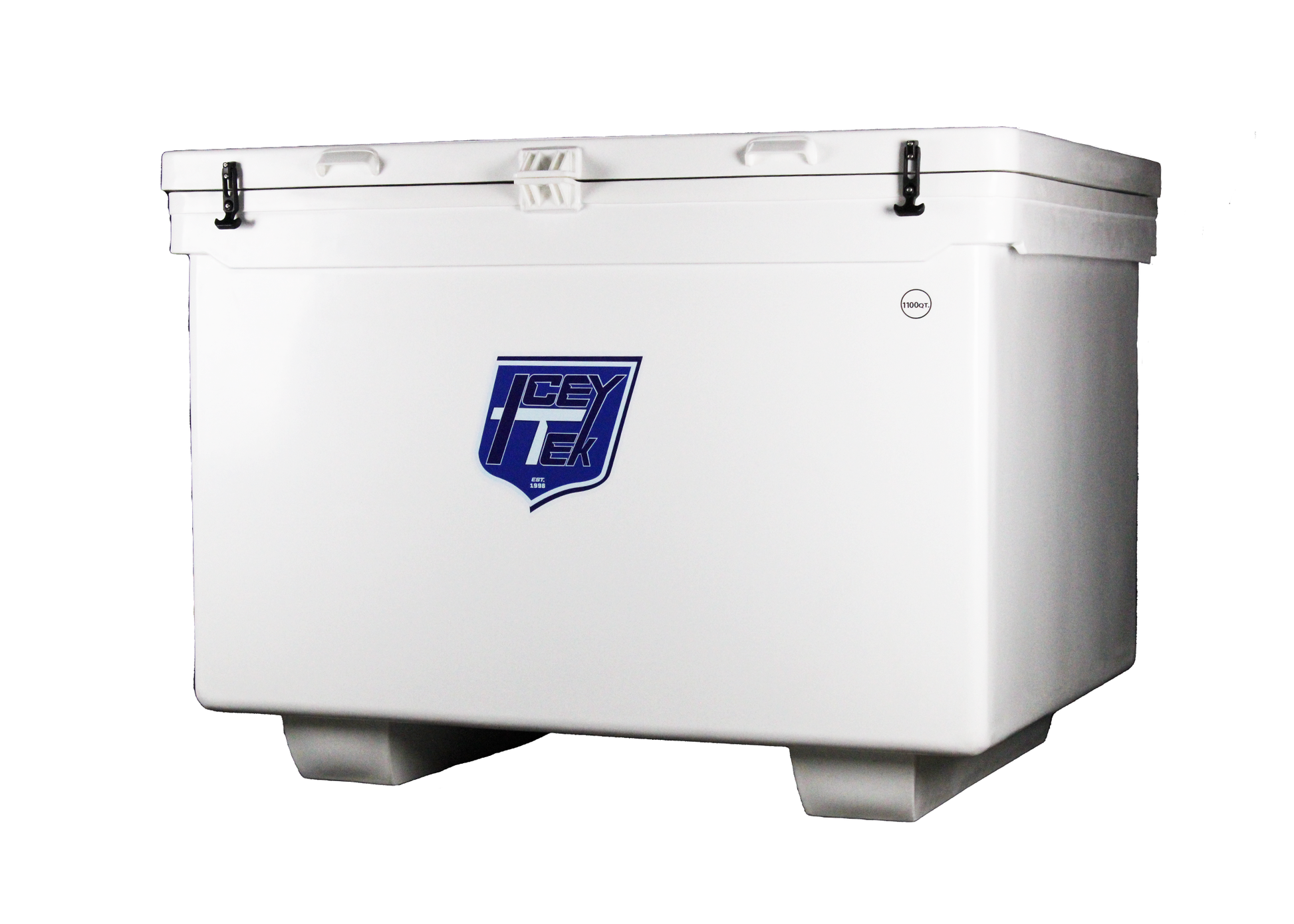ICEY-TEK 1100 Quart Cooler ( FREE SHIPPING ) ideal for commercial use, robust design with forklift bottom skids for easy handling.
