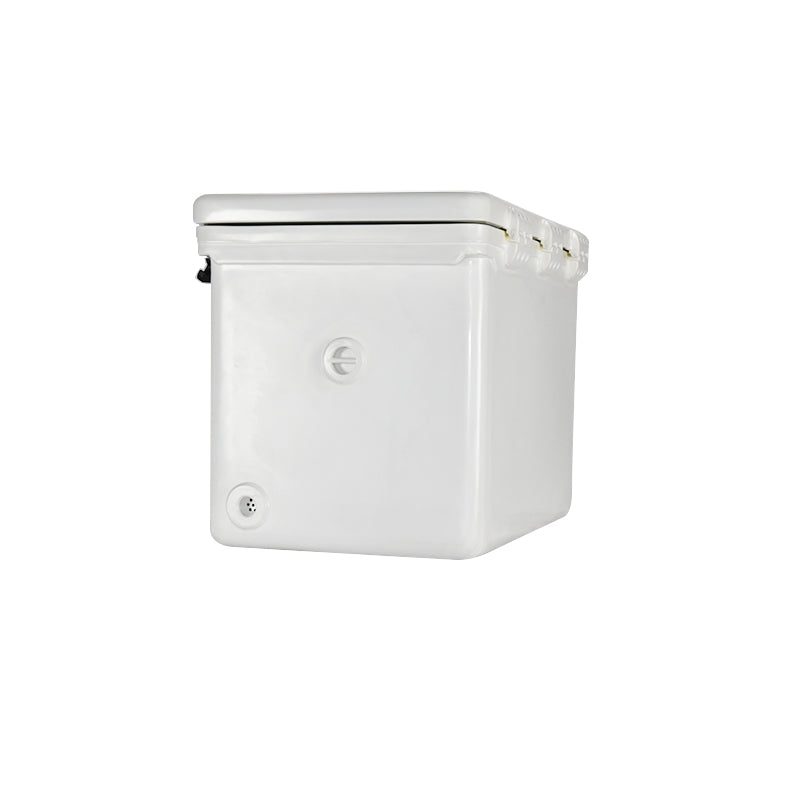 ICEY-TEK 120 Quart Cooler ( FREE SHIPPING ) in rugged white design for outdoor adventures and BBQ cooking.