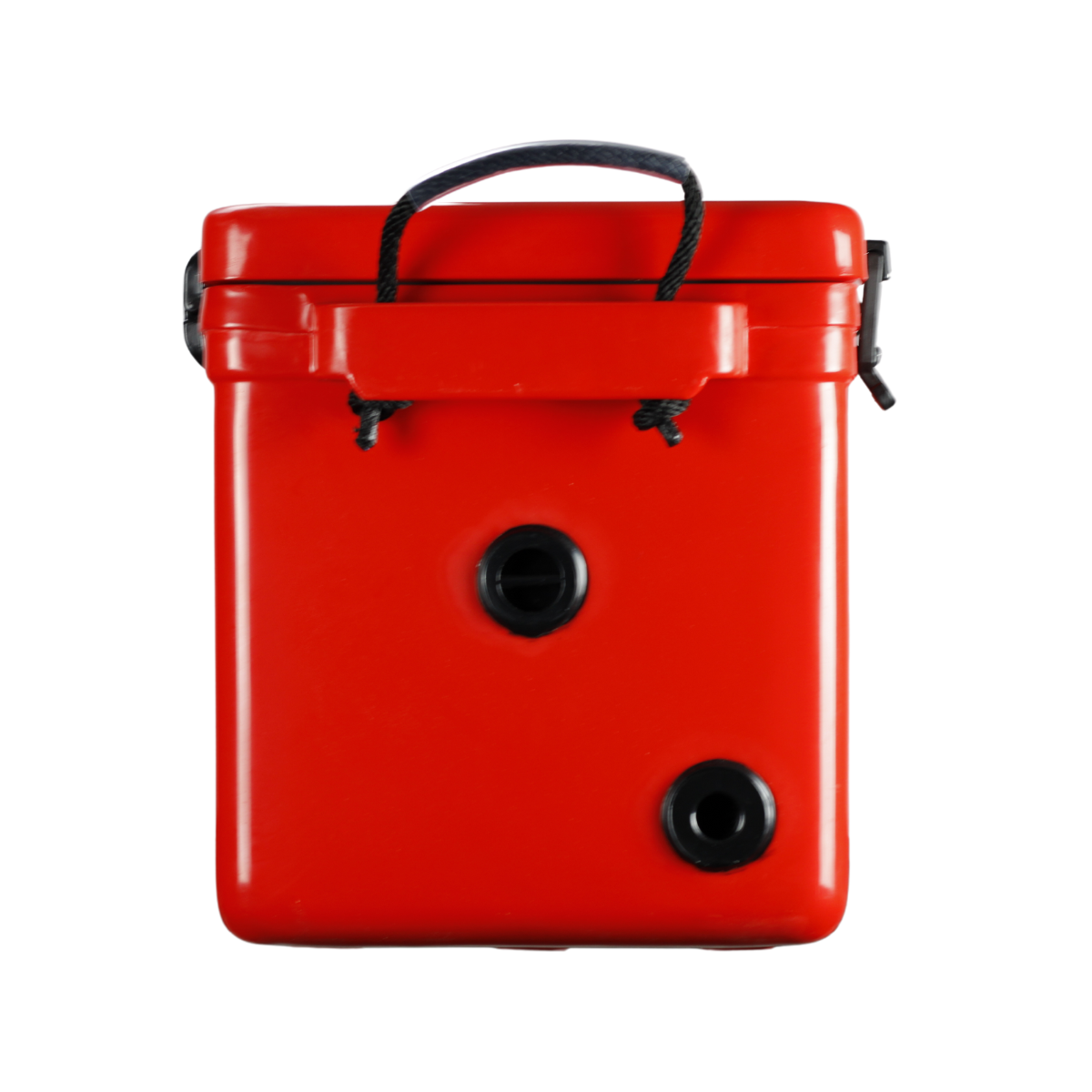ICEY-TEK 125 Quart Cooler (FREE SHIPPING) in vibrant red, ideal for outdoor grilling and camping trips.
