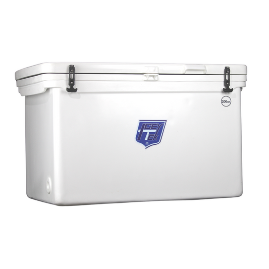 ICEY-TEK 200 Quart Cooler (FREE SHIPPING) for grills, smokers, and cookers, perfect for outdoor adventures.