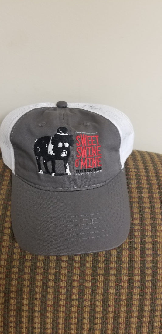 Sweet Swine O'Mine Ball cap or Hat, perfect for BBQ enthusiasts and grill lovers, showcasing the SSOM logo.