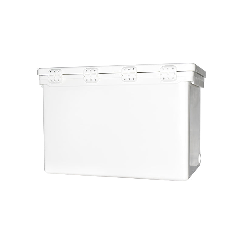 ICEY-TEK 300 Quart Cooler (FREE SHIPPING) in white, perfect for outdoor grilling and camping.