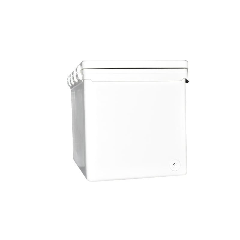 ICEY-TEK 300 Quart Cooler (FREE SHIPPING) front view, perfect for keeping drinks cold during outdoor BBQs.