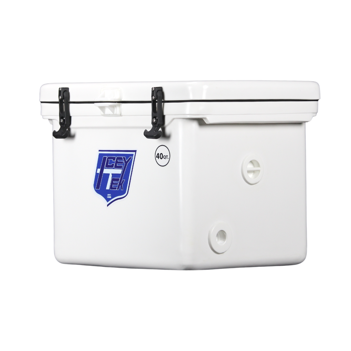 ICEY-TEK 40 Quart Cooler (FREE SHIPPING) with durable design for outdoor adventures and food storage.