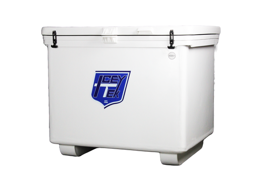 ICEY-TEK 450 Quart Cooler (FREE SHIPPING) designed for heavy-duty use, ideal for outdoor grilling and BBQ events.