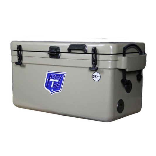 ICEY-TEK 55 Quart Cooler (FREE SHIPPING) for outdoor adventures, camping, fishing, and backyard barbecues.