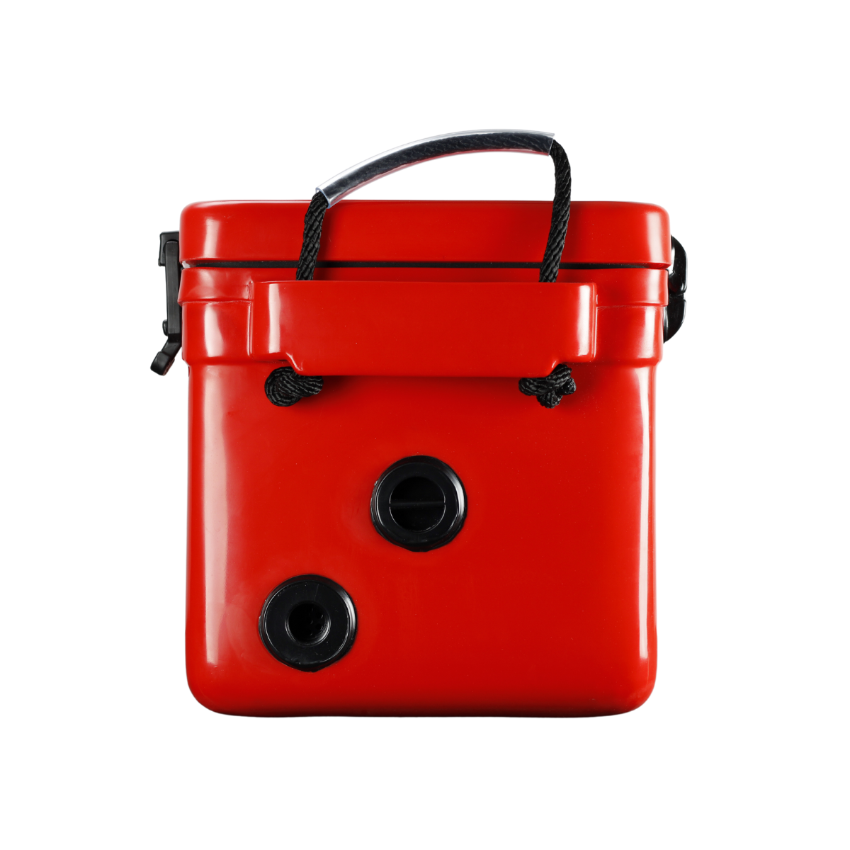 ICEY-TEK 55 Quart Cooler (FREE SHIPPING) in red, ideal for outdoor adventures and BBQ gatherings.