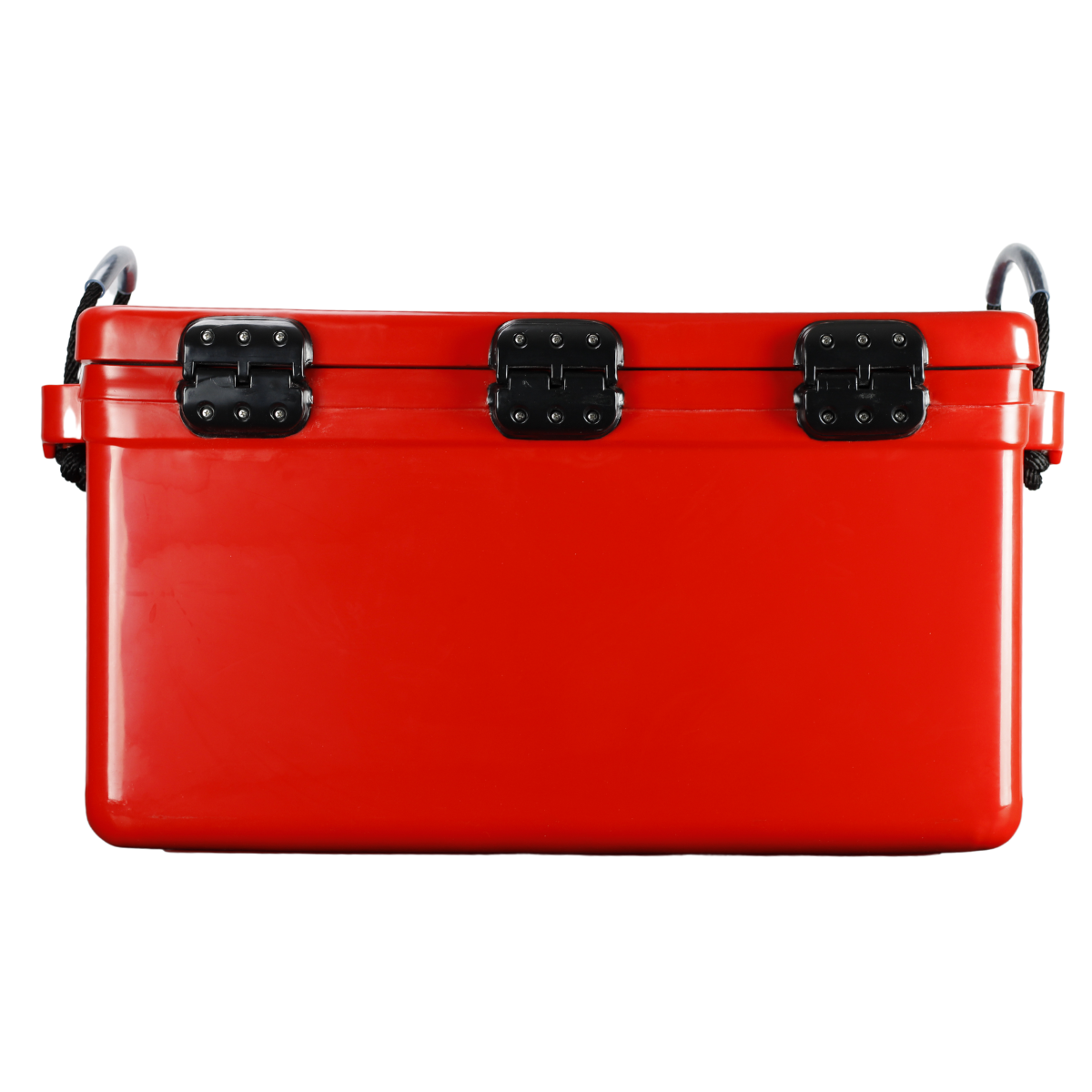 ICEY-TEK 70 Quart Cooler (FREE SHIPPING) in vibrant red, perfect for outdoor activities and long camping trips.