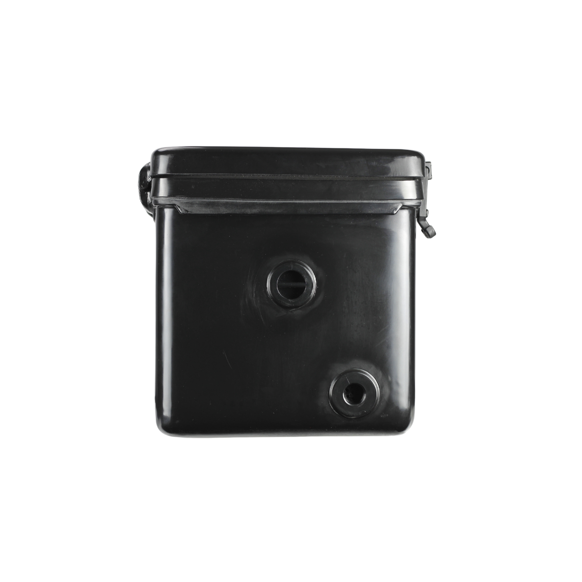 ICEY-TEK 40 Quart Cooler (FREE SHIPPING) black roto-molded design with dual drain plugs for easy cleaning.