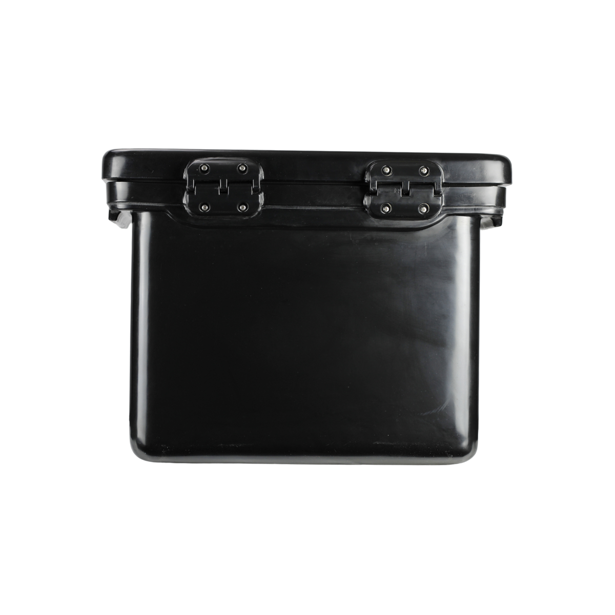 ICEY-TEK 40 Quart Cooler (FREE SHIPPING) in black, a durable and portable rotomolded design suitable for outdoor adventures.