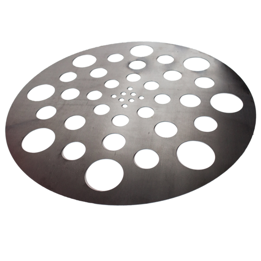 Gateway Drums Smokers Heat Diffuser Plate 55G for grills smokers and cookers, creating indirect heat for barbecue.