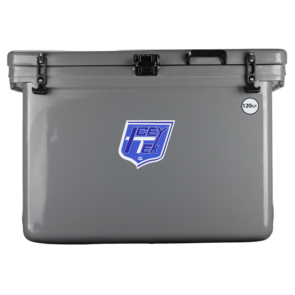 ICEY-TEK 120 Quart Cooler ( FREE SHIPPING ) with rugged design and dual-skin temperature retention technology.