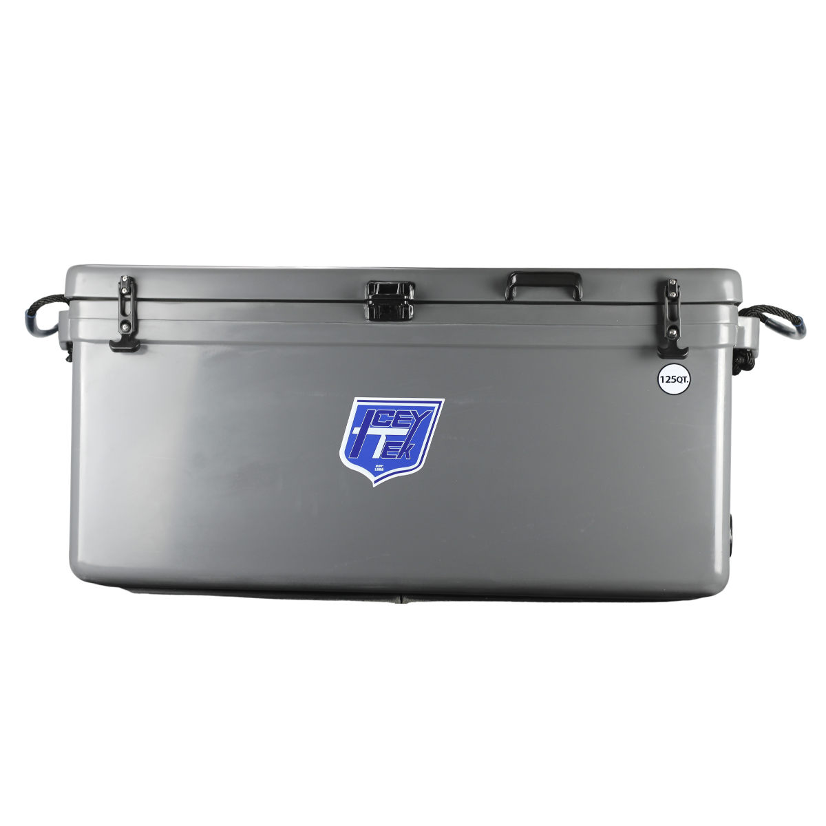 ICEY-TEK 125 Quart Cooler (FREE SHIPPING) ideal for outdoor grilling, camping, and backyard BBQs, durable roto-molded construction.