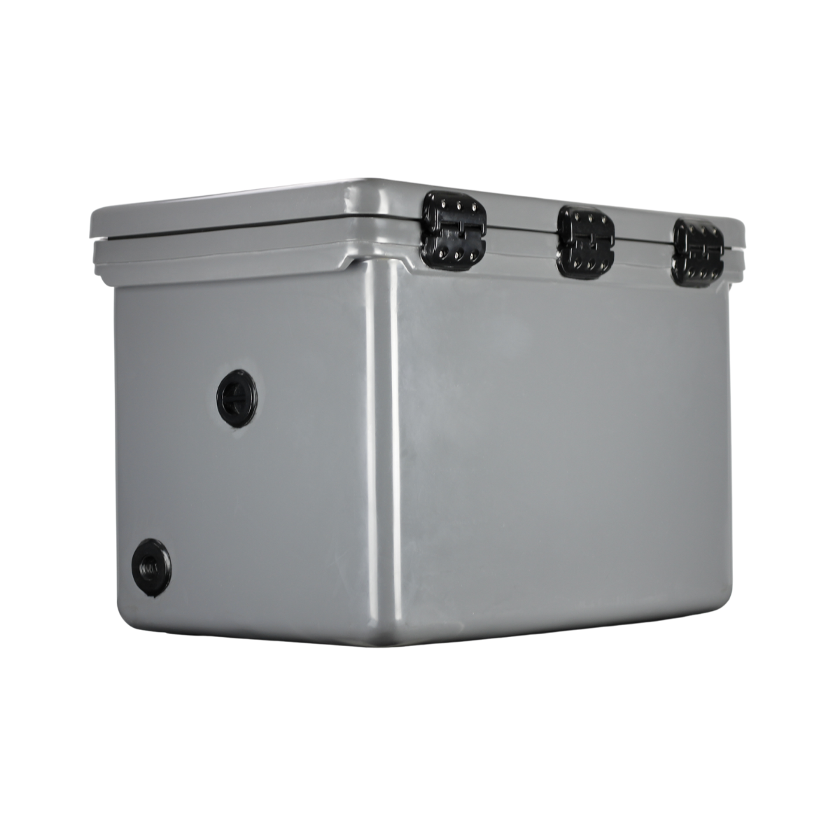 ICEY-TEK 150 Quart Cooler (FREE SHIPPING) featuring a rugged rotomolded design and premium latches for outdoor use.