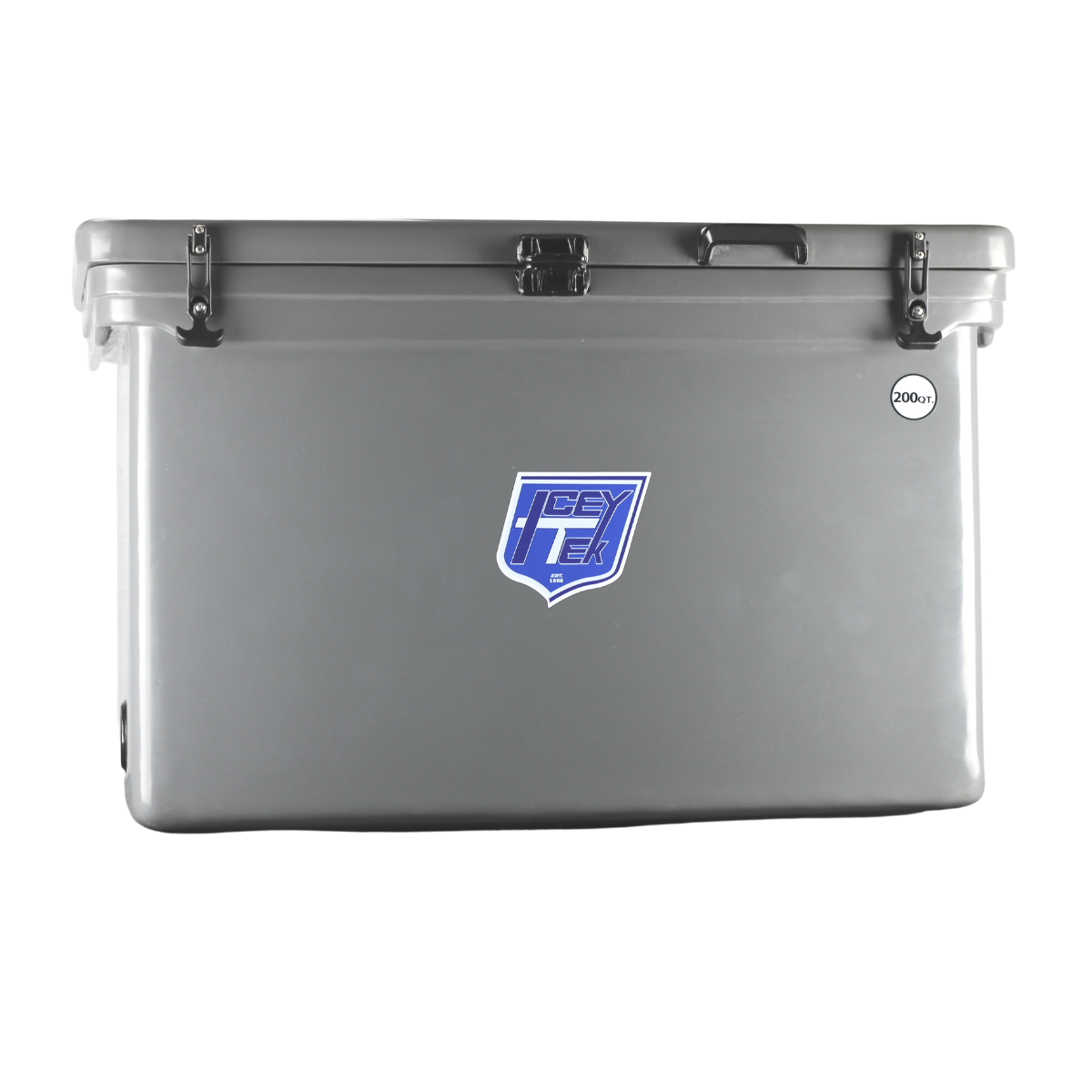 ICEY-TEK 200 Quart Cooler (FREE SHIPPING) with rugged design, ideal for outdoor grill and BBQ accessories.