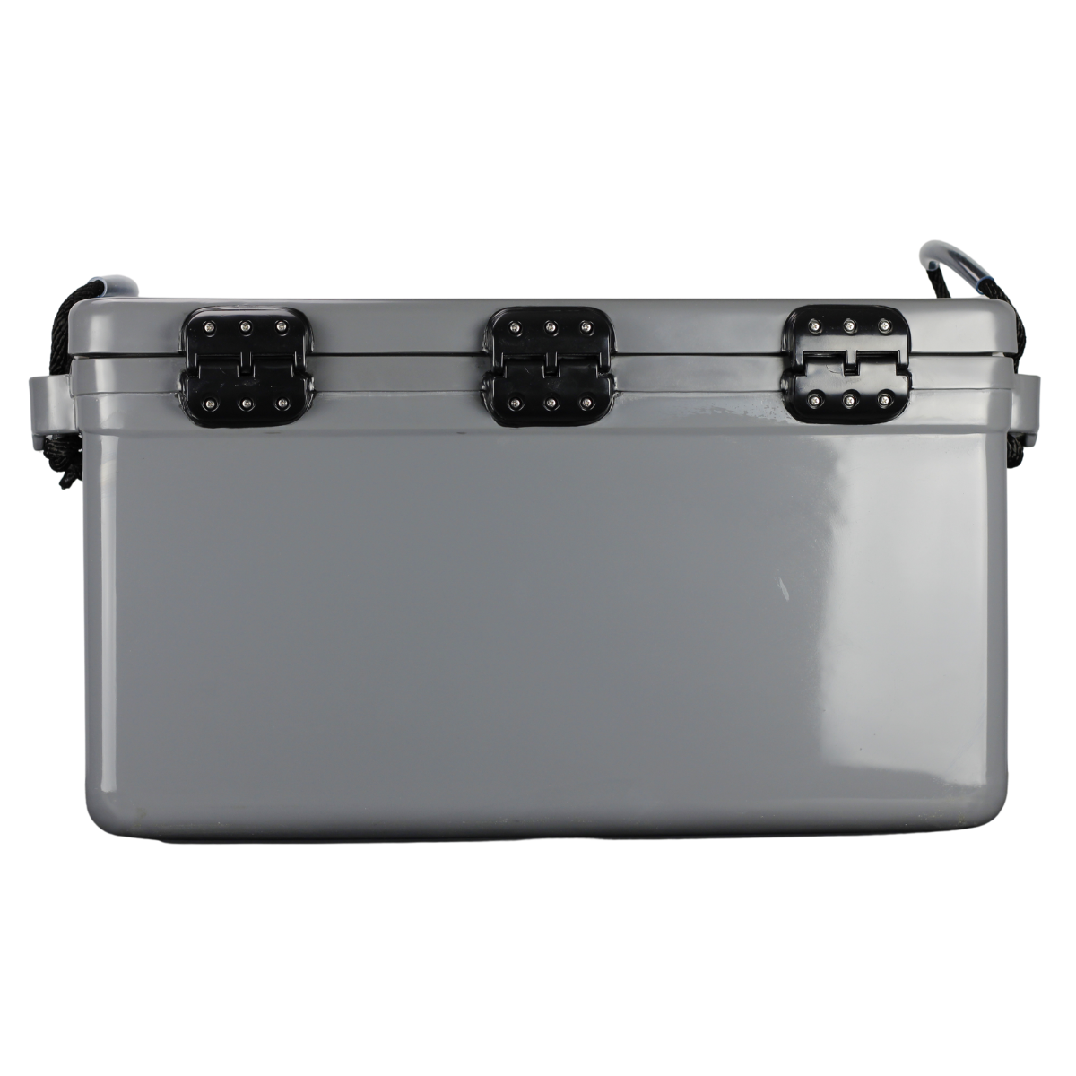 ICEY-TEK 70 Quart Cooler (FREE SHIPPING) in grey, designed for outdoor use and durability.