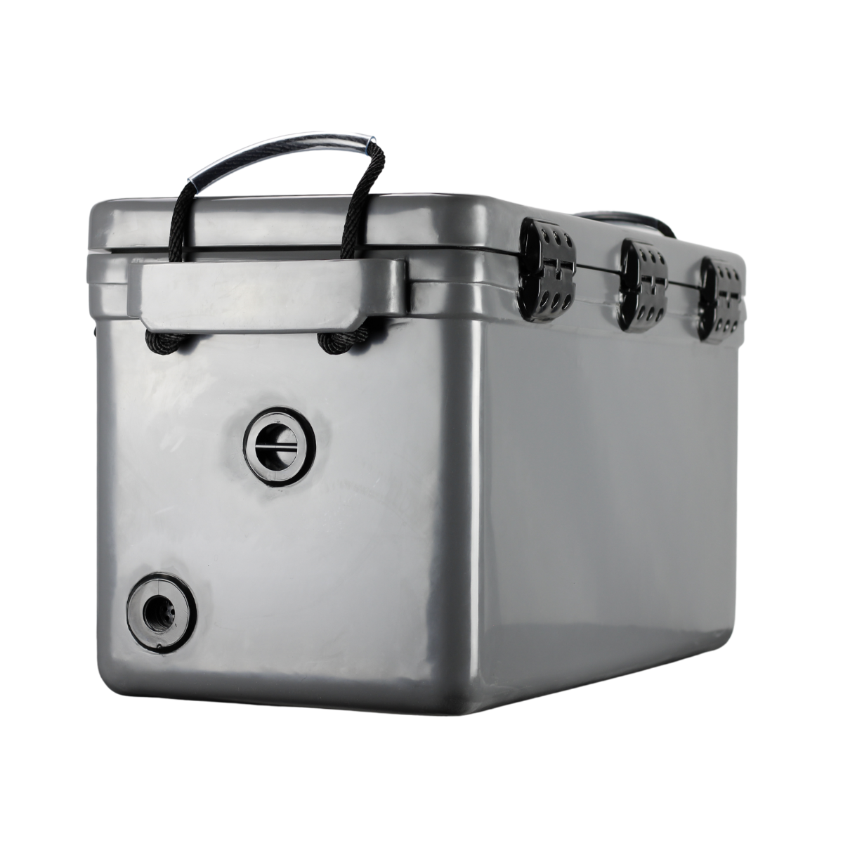ICEY-TEK 95 Quart Cooler (FREE SHIPPING) with durable roto-molded design, ideal for outdoor adventures and BBQs.