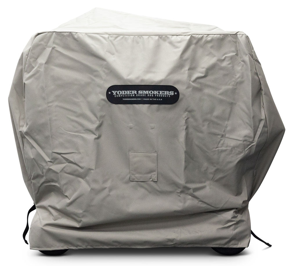 Yoder 48" Charcoal Grill Cover for water-resistant protection of grills smokers and cookers from dirt and debris.