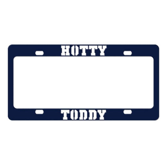 Gameday Ironworks Ole Miss Hotty Toddy Tag Frame for showcasing school pride on vehicles.