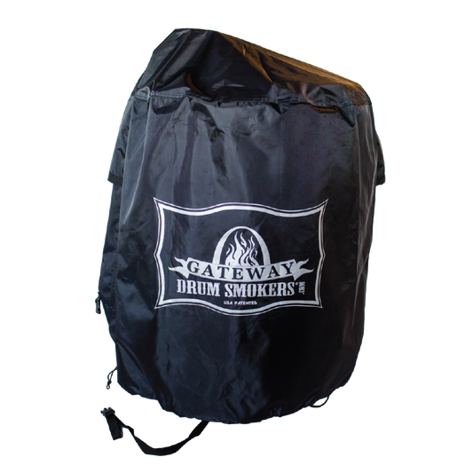 Gateway Drum Smoker Signature Series Smoker Cover for protecting grills, smokers, and cookers from the elements.