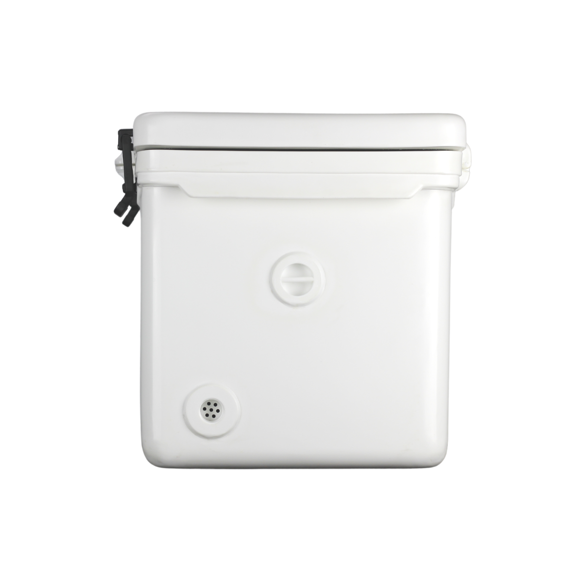 ICEY-TEK 60 Quart Cooler (FREE SHIPPING) front view with a handle, ideal for outdoor grills and BBQ accessories.