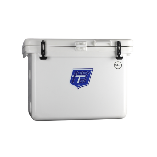 ICEY-TEK 80 Quart Cooler (FREE SHIPPING) ideal for outdoor grills, smokers, camping trips, and BBQ accessories.
