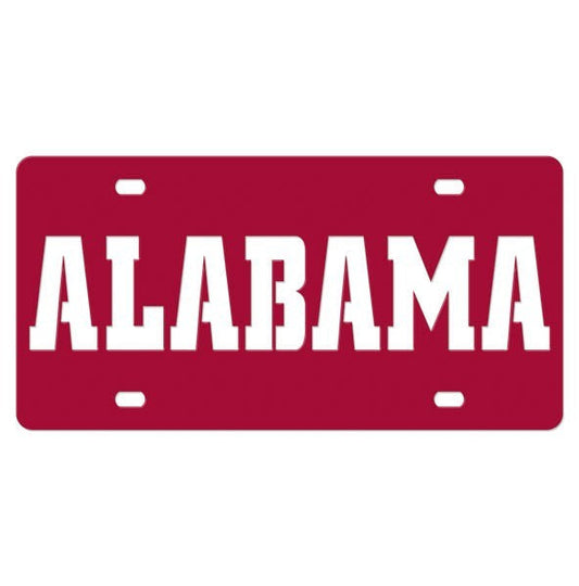 Gameday Ironworks Alabama License Plate for fans of grills smokers and cookers, perfect for showing team spirit while grilling.