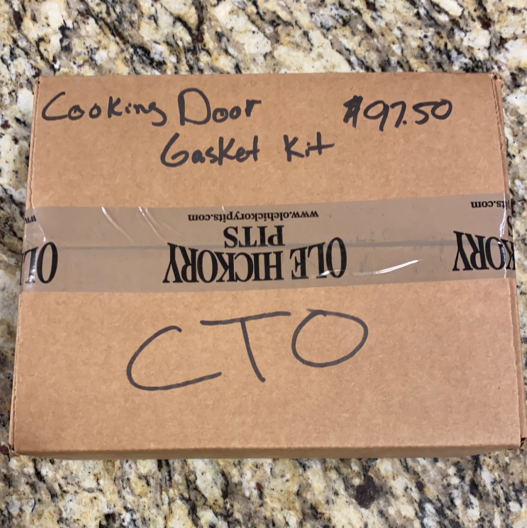 Ole Hickory CTO cooking door gasket kit packaging on countertop with price label.
