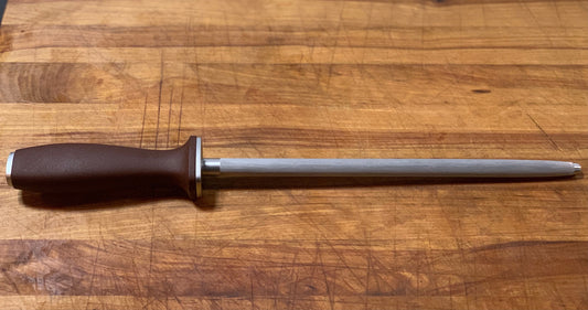 Gunter Wilhelm 10” German Honing Steel sharpener for maintaining knife edges among grills smokers and cookers.