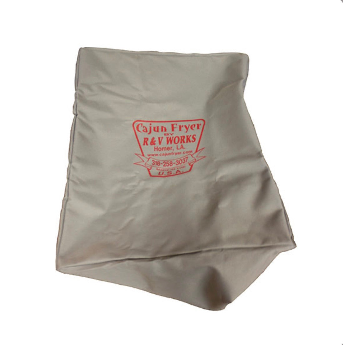 Cajun Fryer Canvas Cover 4 and 6 gallon only for grills, smokers, outdoor cooking tools, and BBQ accessories.