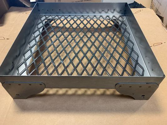 Backwoods smoker chubby 3400 replacement firebox for charcoal grills and smokers, enhancing airflow and cooking efficiency.