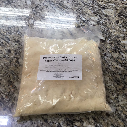 Brown Sugar Cure 10# for enhancing flavors in grills, smokers, cookers, and BBQ rubs, marinades, and sauces.