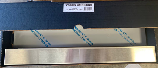 Yoder ys640 Grease Tray for Yoder smokers, a key accessory for maintaining grills smokers and cookers.