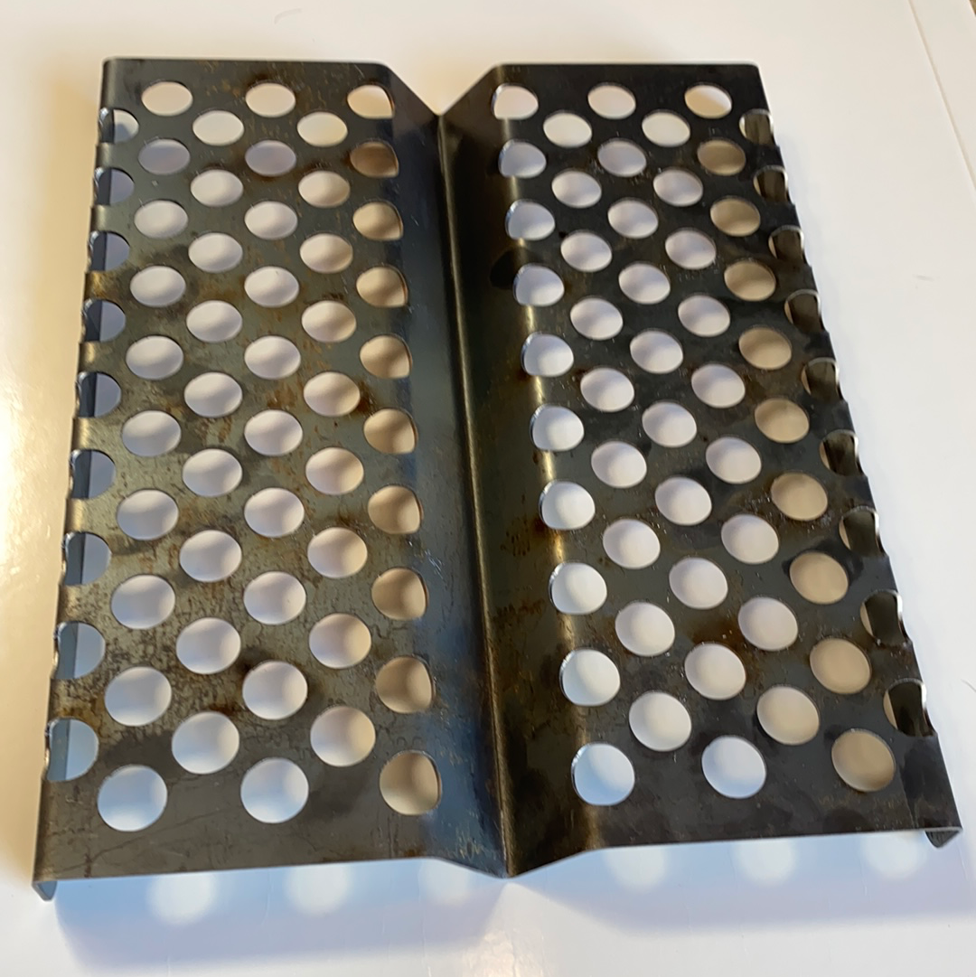 Red Box Fire Box Insert for better airflow in charcoal grills, compatible with Yoder smokers and other BBQ accessories.