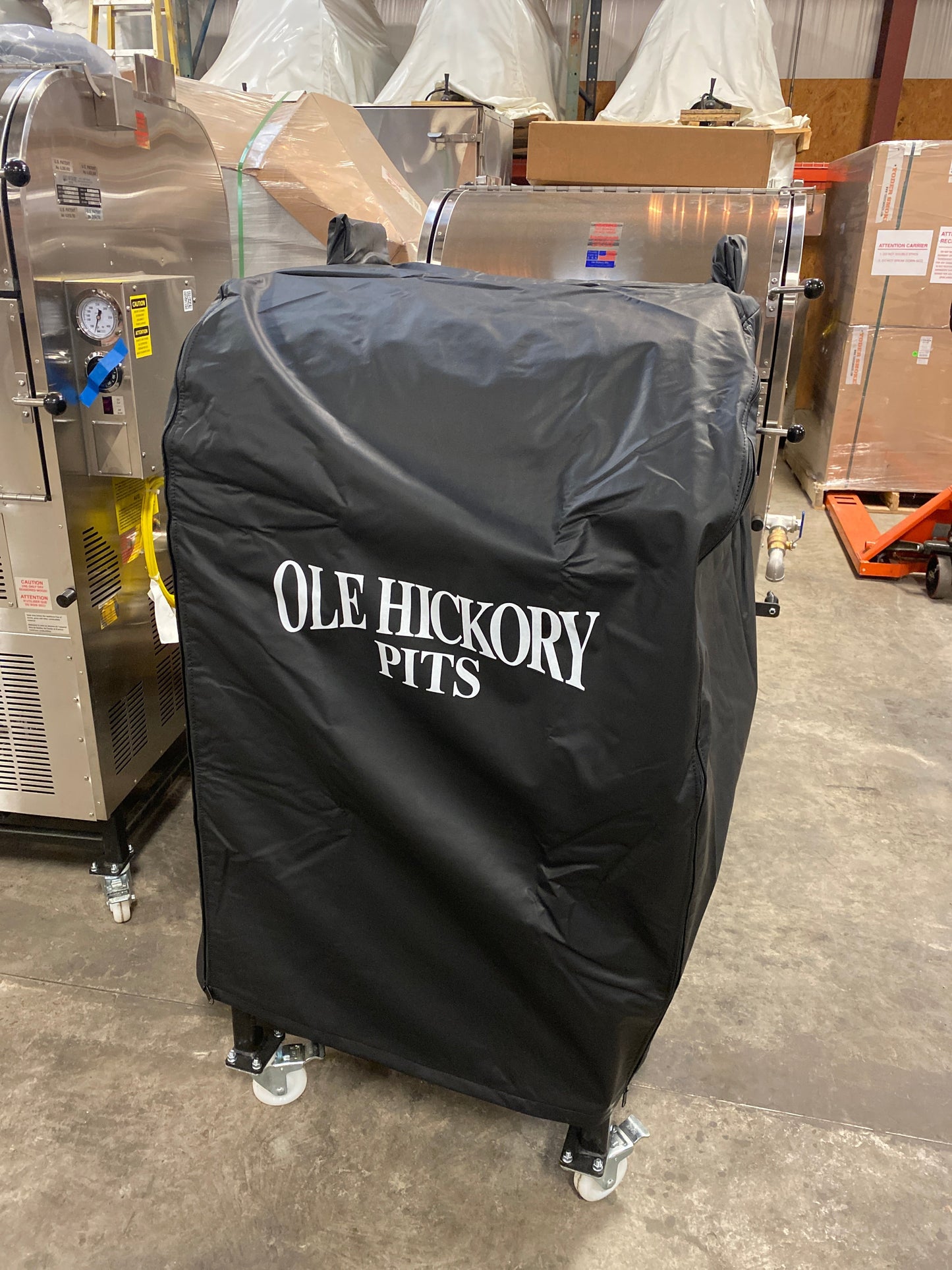 Ole hickory cto/ ace mm cover for grills and smokers, protecting your Ole Hickory Pits equipment.
