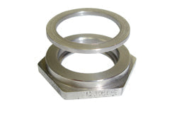 Tel-Tru Install kit: stainless steel lock nut and washer for barbecue thermometers for grills smokers and cookers.