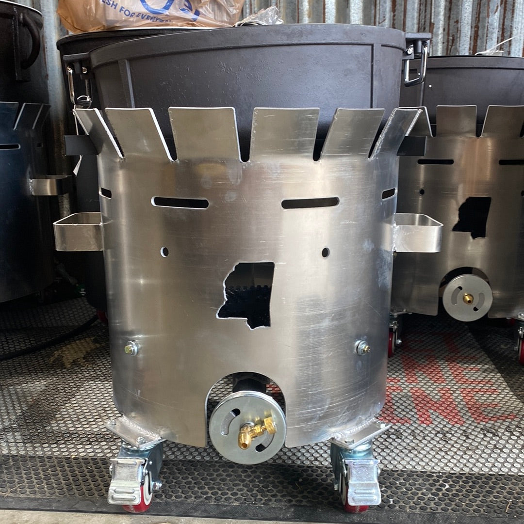 5 Gallon Aluminum Pot With Windproof Aluminum Roll Around Combo – Sweet  Swine O' Mine